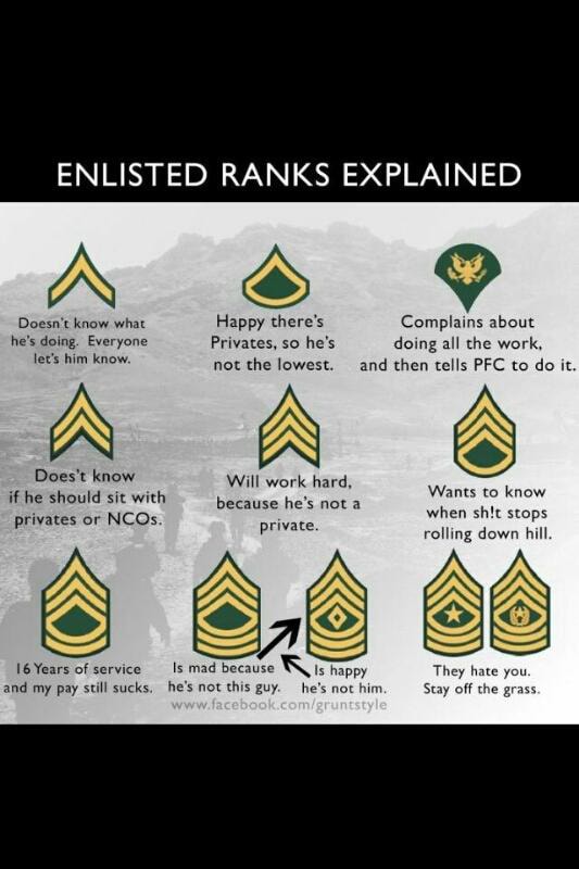 ENLISTED RANKS EXPLAINED )