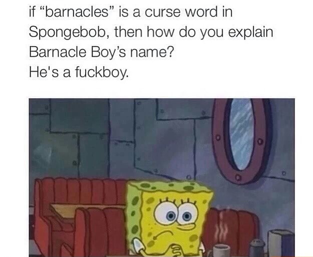 What Is The Curse Word In Spongebob