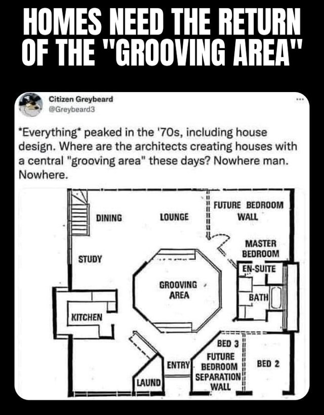 HOMES NEED THE RETURN OF THE "GROOVING AREA' Citizen Greybeard