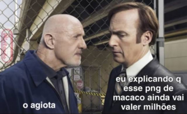 O agiota eu explicando esse png de macaco ainda vai valer milhões - )
