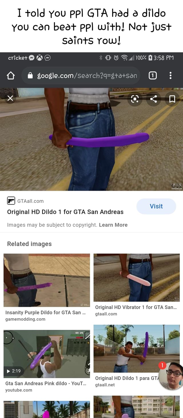 gta san andreas dildo