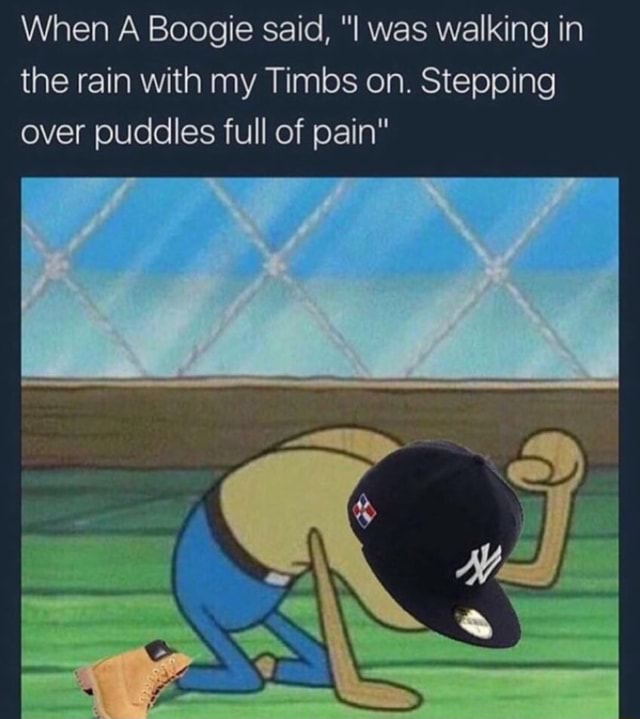 timbs in rain