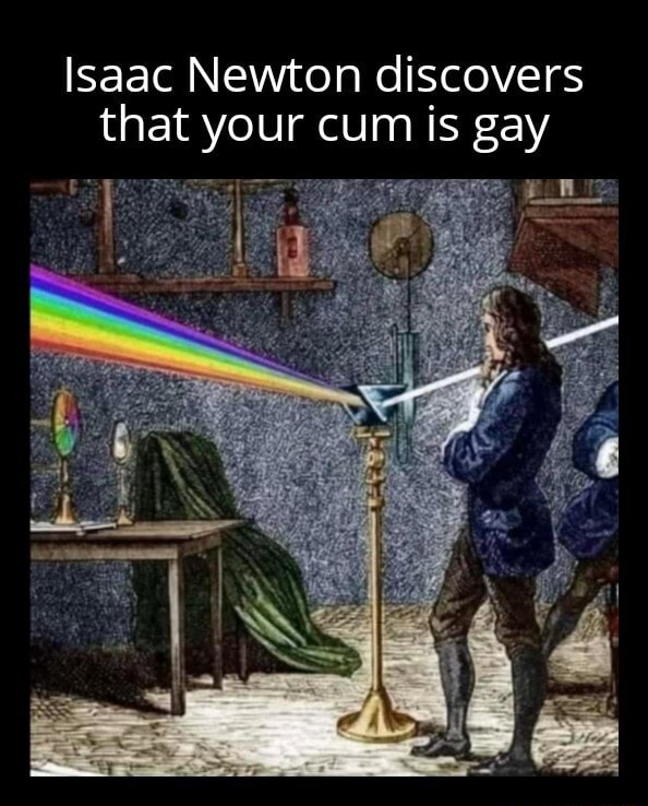 Isaac Newton Discovers That Your Cum Is Gay Seotitle 3587