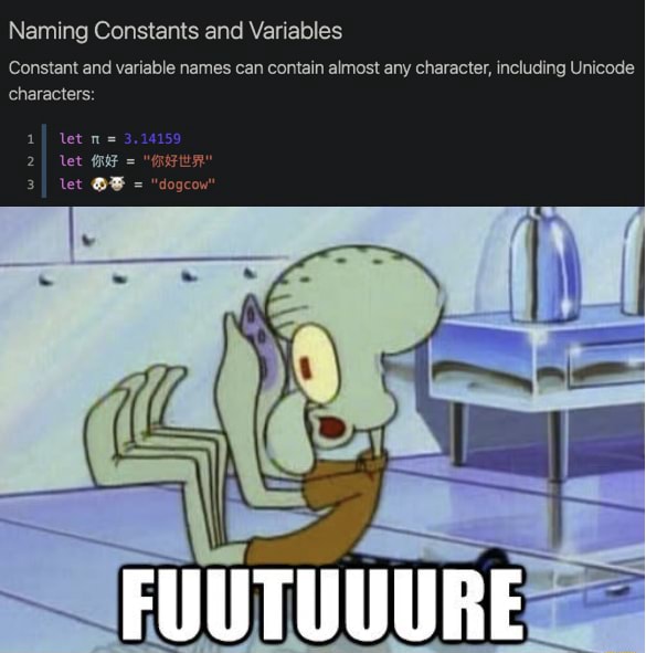 naming-constants-and-variables-constant-and-variable-names-can-contain-almost-any-character