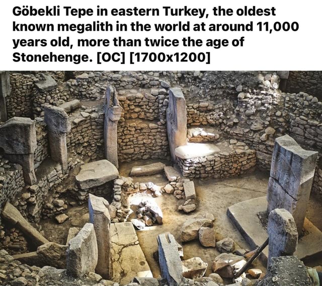 Gobekli Tepe in eastern Turkey, the oldest known megalith in the world ...