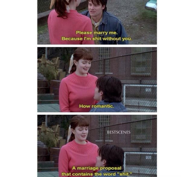 Please Marry Me Because I M Shit Without You A Marriage Proposal I That Contains The Word Shit