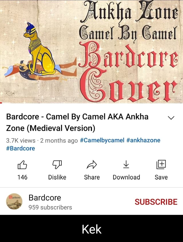 Ankha Zone Bar By Camel Bardcore - Camel By Camel AKA Ankha Vv Zone ...