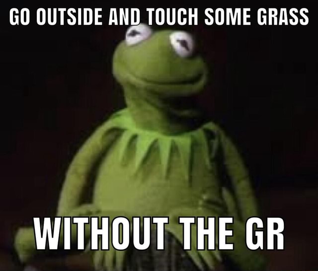 Is the touch grass meme still relevant? : r/garfriends