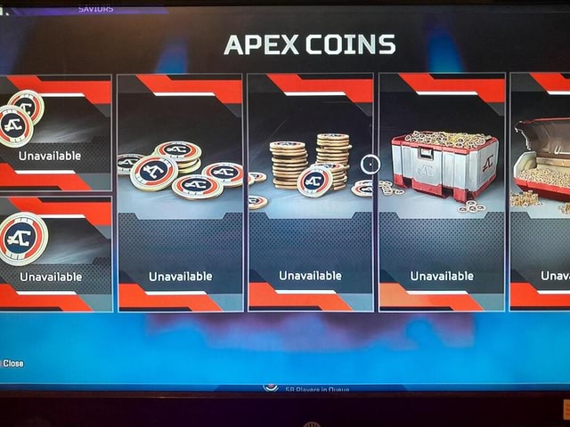 apex coins unavailable xbox