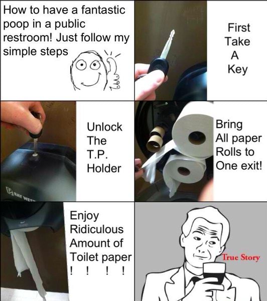 How to have a fantastic poop in a public First restroom! Just follow my