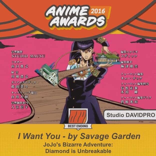 I Want You By Savage Garden Jojo S Bizarre Adventure Diamond Is Unbreakable