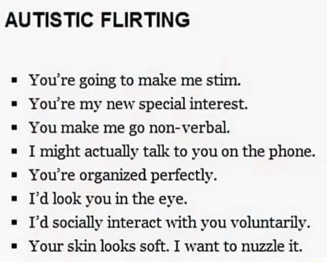 autist flirten