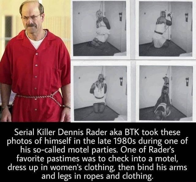 Serial Killer Dennis Rader Aka Btk Took These Photos Of Himself In The