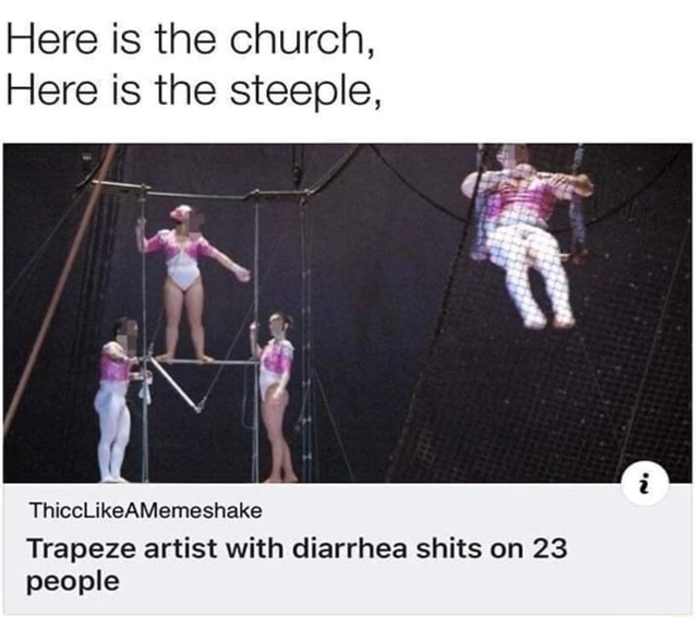 Here is the church, Here is the steeple, ThichikeAMemeshake Trapeze