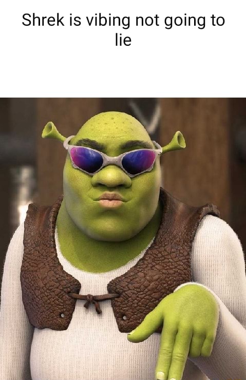 Shrek is vibing not going to lie - iFunny