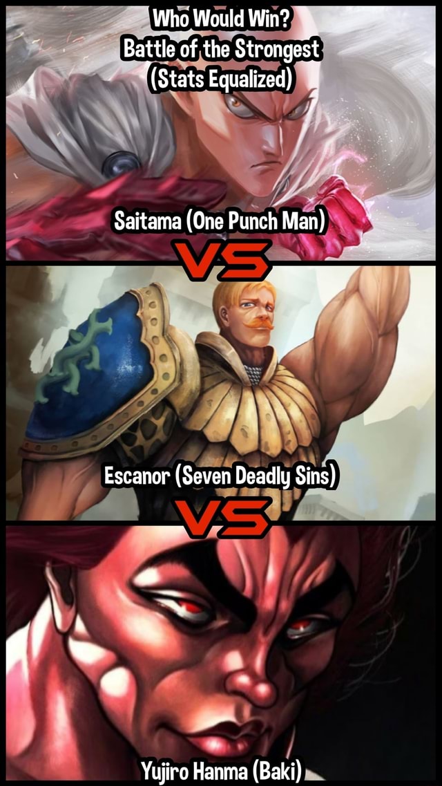 i'm going baki, but question equal stats to who? : r/Grapplerbaki