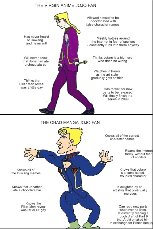 THE CHAD MANGA JOJO FAN - )