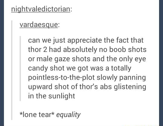 Nightvaledictorian: can we just appreciate the fact that thor 2 had