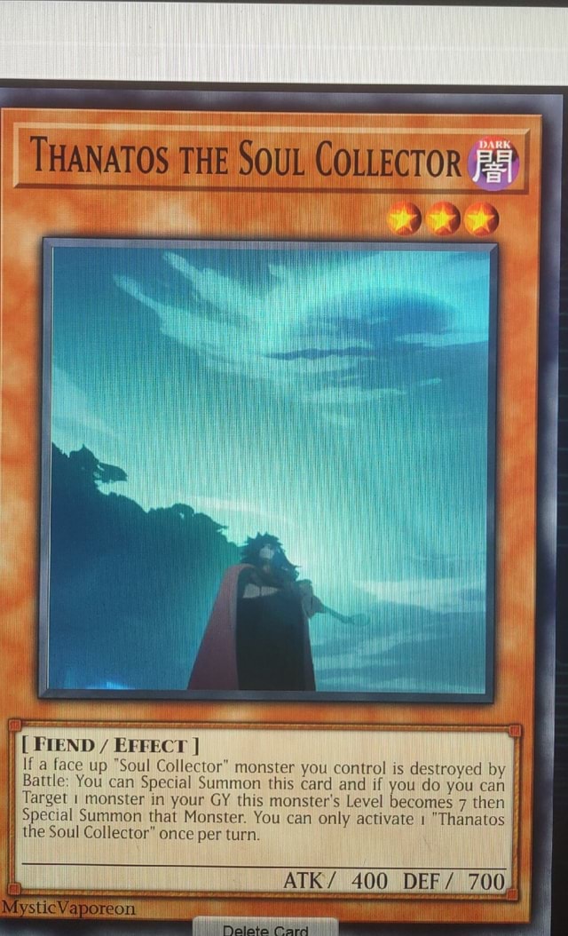 THANATOS I FIEND / EFFECT I Mystic If a face up "Soul Collector