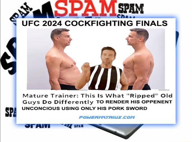 EfAS PA sPam UFC 2024 COCKFIGHTING FINALS Mature Trainer: This Is What "Ripped" Old Guys Do