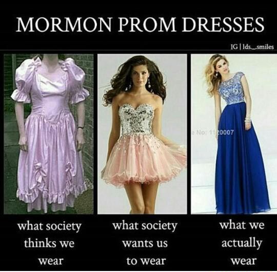 mormon prom dress