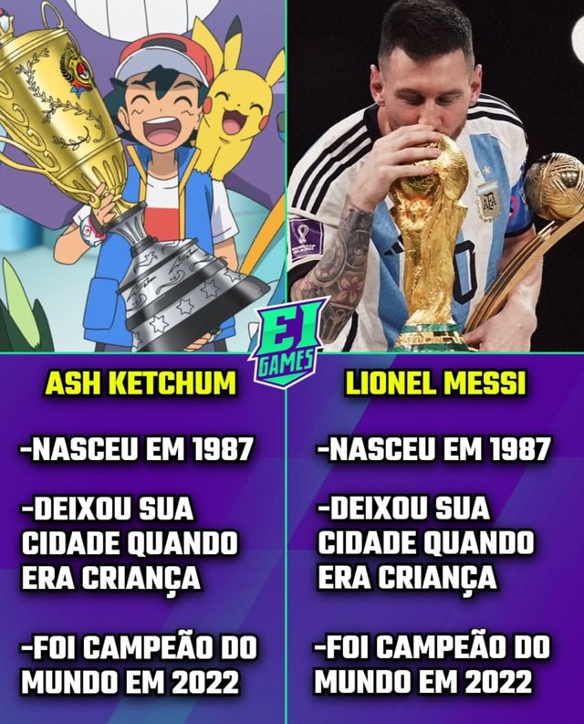 EN ASH KETCHUM -NASCEU EM 1987 -DEIXOU SUA CIDADE QUANDO ERA CRIANÇA ...