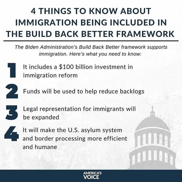 4 THINGS TO KNOW ABOUT IMMIGRATION BEING INCLUDED IN THE BUILD BACK ...