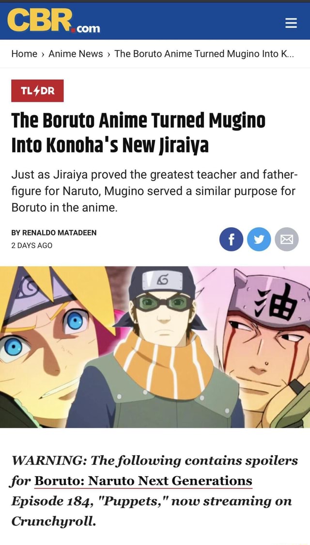 boruto 184 crunchyroll