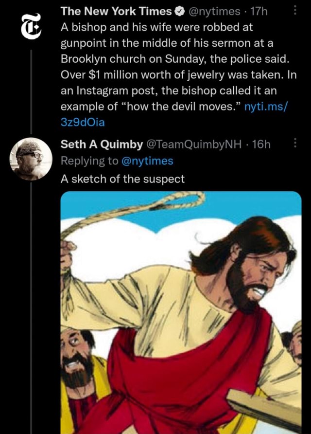 The New York Times nytimes A and his wife were robbed at