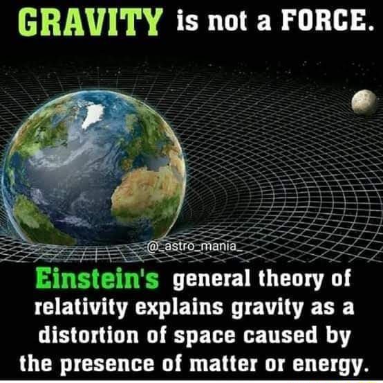 GRAVITY is not a FORCE. Einstein's general theory of relativity ...