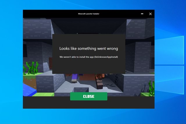 Minecraft Launcher Installer X Looks Like Something Went Wrong We Werent Able To Install The 8259