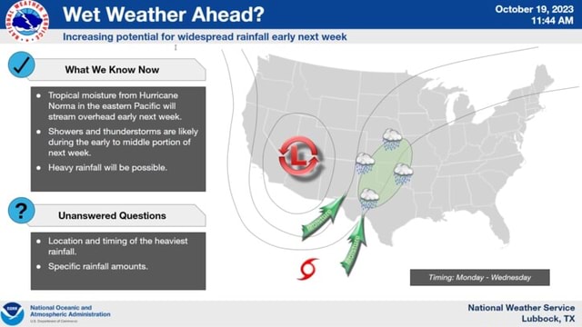 Wet Weather Ahead? Increasing Potential For Widespread Rainfall Early ...