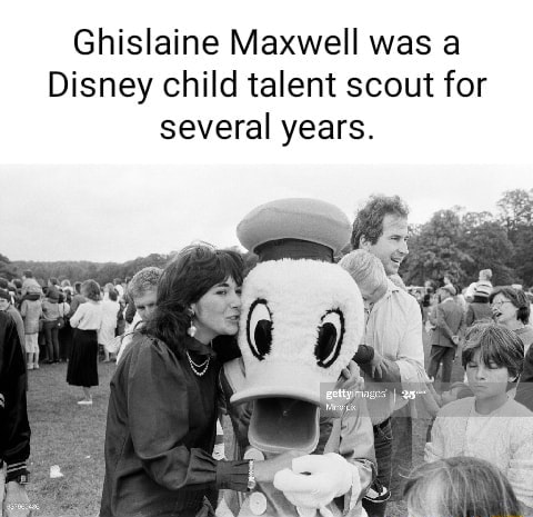 Ghislaine Maxwell was a Disney child talent scout for several years