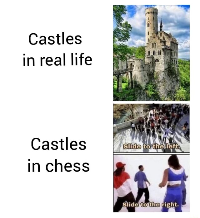 Castles in real life Castles in chess )