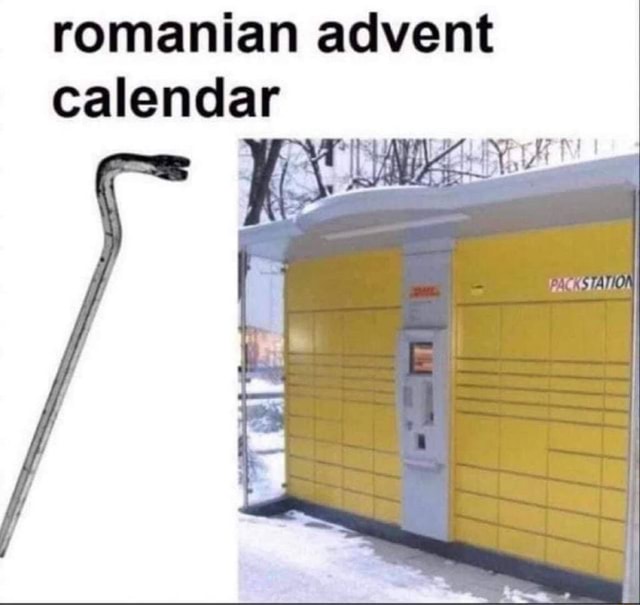 Romanian advent calendar PACK STATION - iFunny Brazil