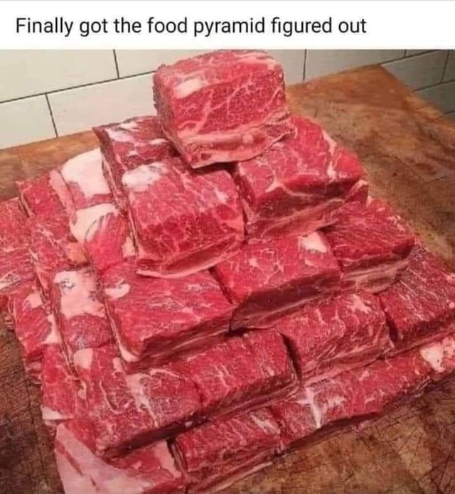 Finally got the food pyramid figured out - iFunny