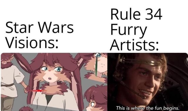 Rule 34 Star Wars Furry Visions: Artists: - iFunny