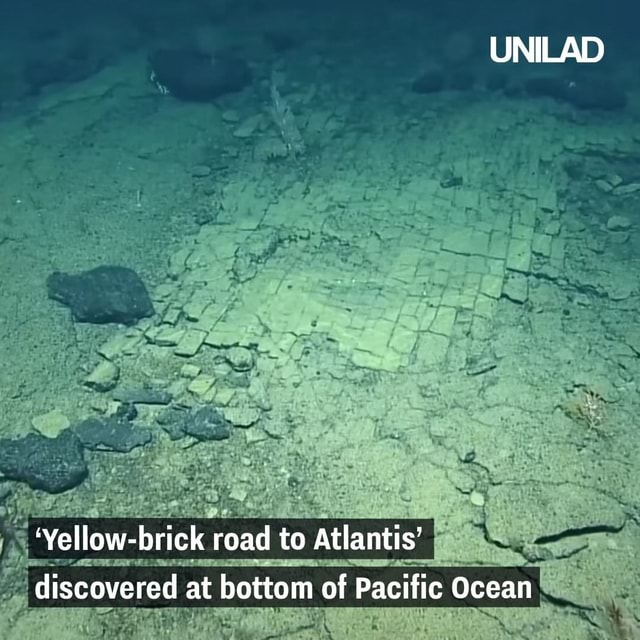 'Yellowbrick road to Atlantis' discovered at bottom of Pacific Ocean