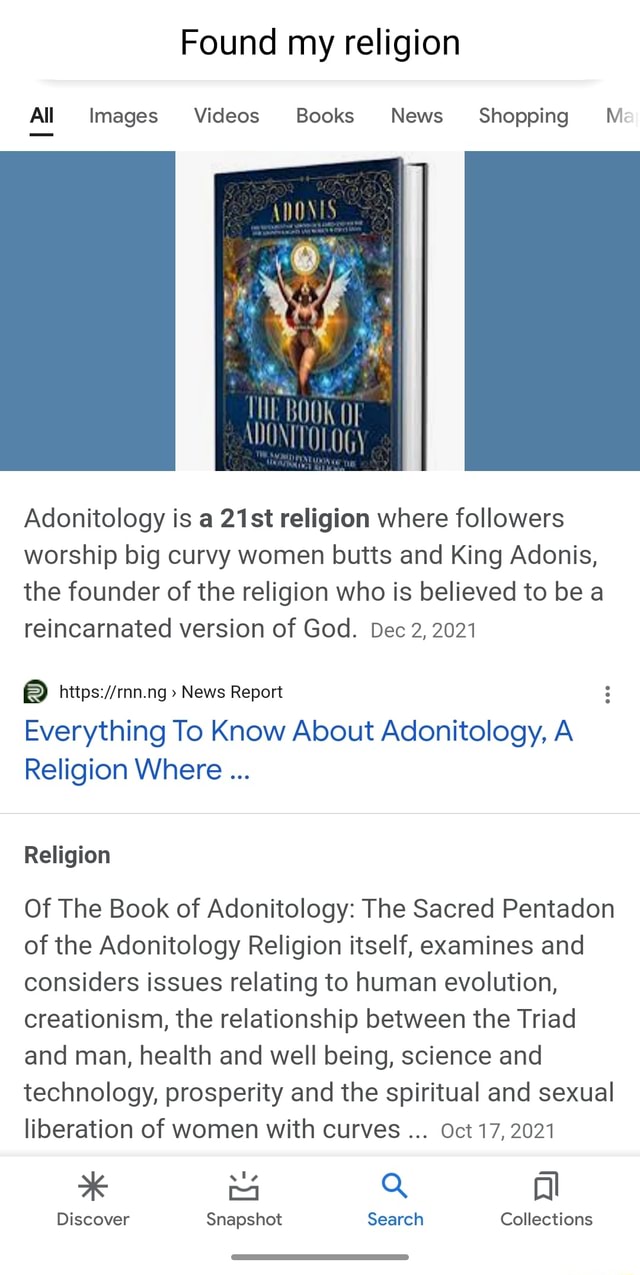 Adonitology religion