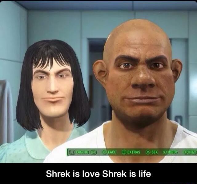 Shr k rek love - Shrek is love Shrek is life - )