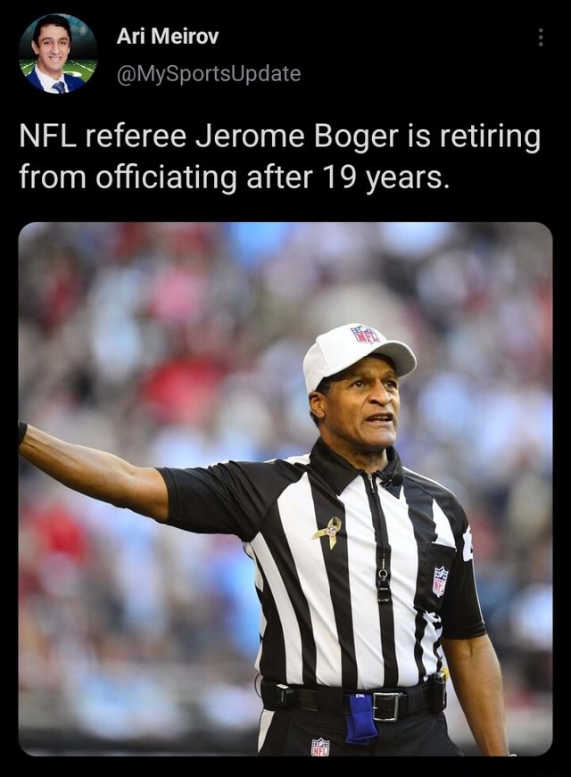 NFL Referee Jerome Boger Retires after 19 Years