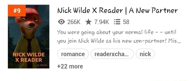 nick wilde x reader