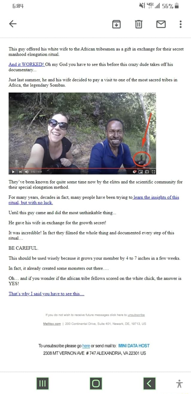 Al This guy offered his white wife to the African tribesmen as a gift ...