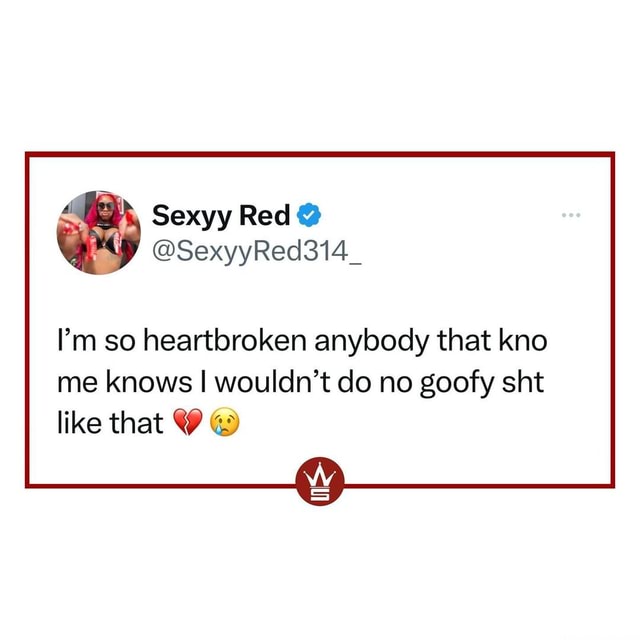 #SexyyRed speaks on her sex tape leaking on her IG story! 😳 @sexyyred - Red I'm so heartbroken
