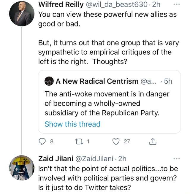 Wilfred Reilly wil da beast630 You Can View These Powerful New Allies 