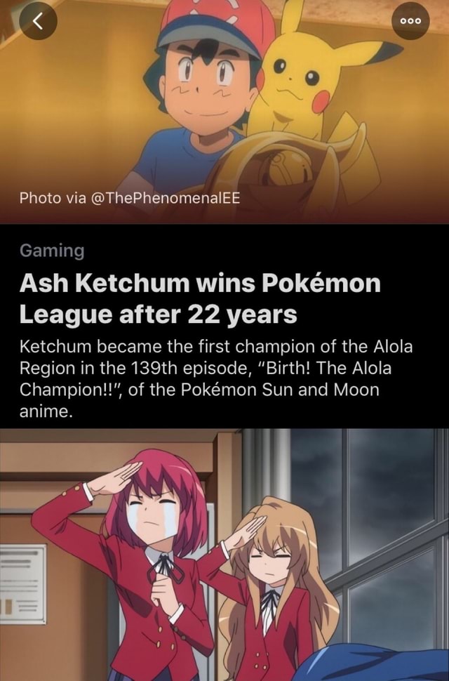 Alola League in the Anime