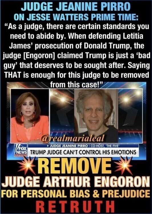 JUDGE JEANINE PIRRO ON JESSE WATTERS PRIME TIME: 