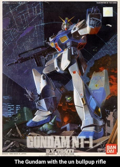 The Gundam with the un bullpup rifle - The Gundam with the un bullpup ...