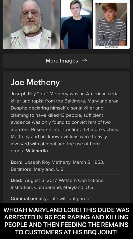 More Images > Joe Metheny Joseph Roy 