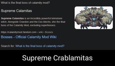 slot defile Dyrt What is the final boss of calamity mod? Supreme Calamitas saprene Cnlamitas  an ower tone wtcn Aeogsce Oredon 30 Mechs she be al eine camy siperse ps  ealanayned com Bosses Bosses -